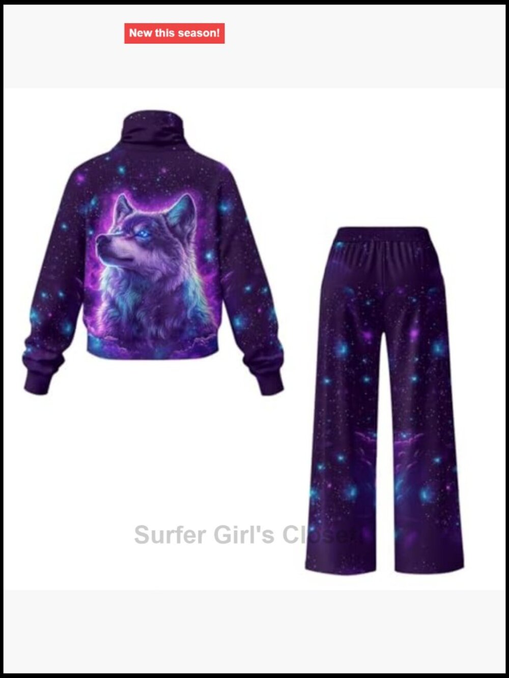 Women Tracksuit 2 Piece Hoodies and Wide Leg Pants with Pockets - Picture 4 of 7